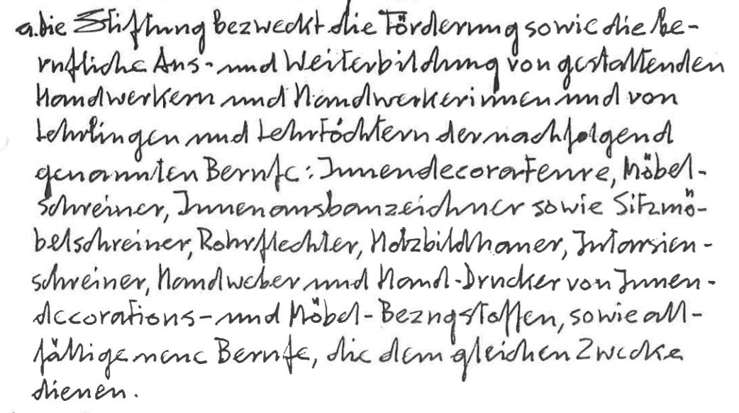 Handschrift Karl Eduard Studach Testament